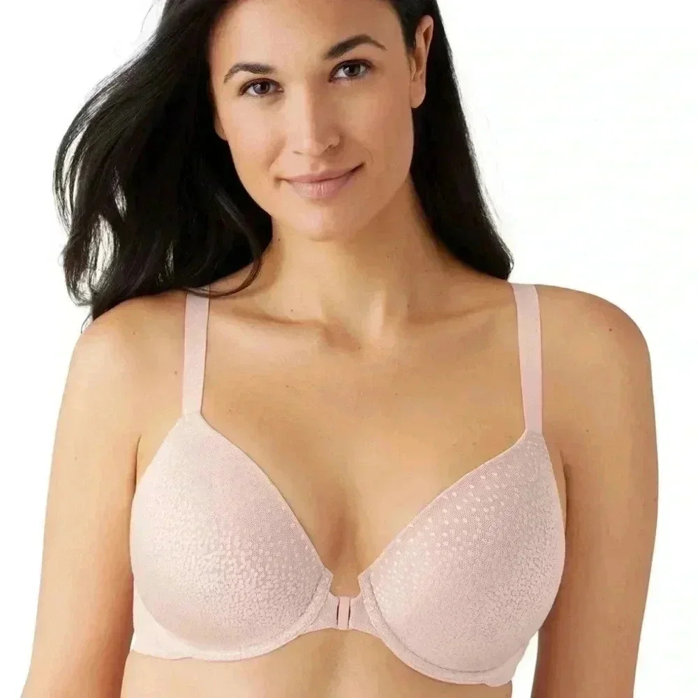 NWT WACOAL Back Appeal® Front Close T-Shirt Bra 42DDD